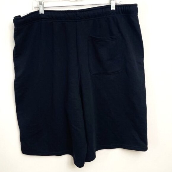 Champion Men's XXL Authentic Athleticwear French Terry Shorts Black Lounge - Picture 2 of 9